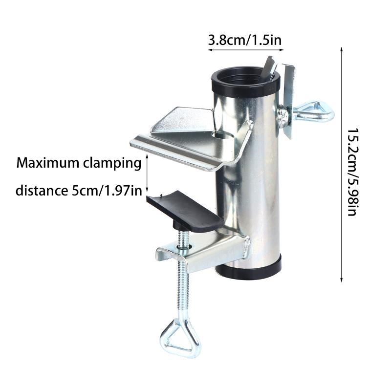 Outdoor Patio Beach Sunshade Umbrella Fixing Clip Garden Patio Umbrella Fixing Holder Portable Courtyard Parasol Stand