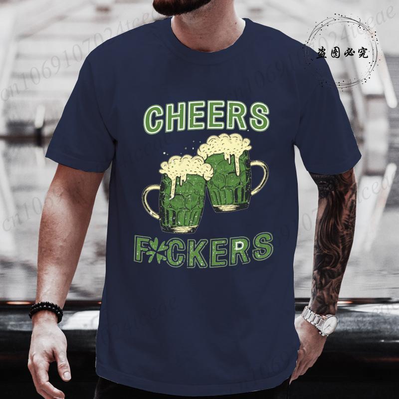 Men's Tshirt Clothing,Saint Patrick's Day Drinking T-Shirts,Beer Squad St Pattys Shirt, Green Day Tee T-Shirts Short Sleeve Tops