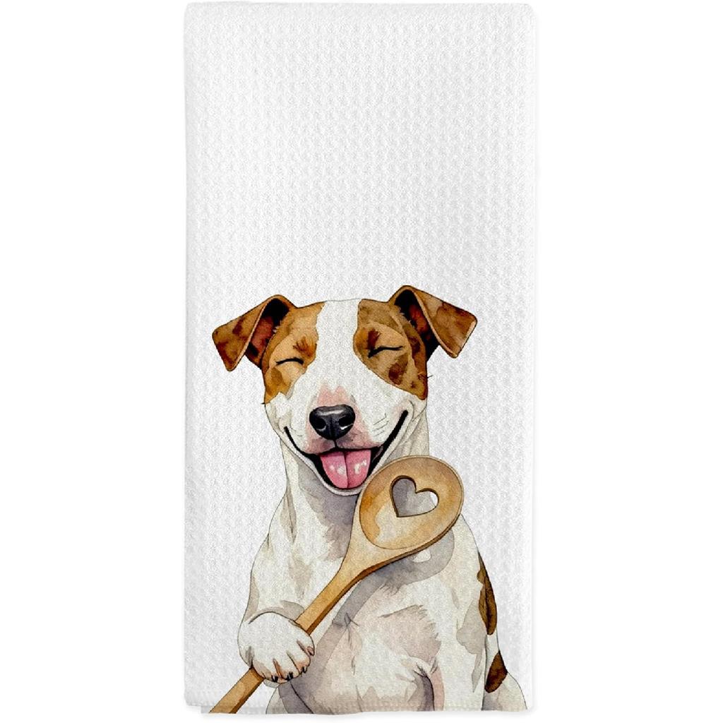 Orange Tabby Cat Kitchen Towels, Orange Tabby Cats Gifts for Women Cat Lovers, Funny Cats Chef Hand Dish Tea Towels for Kitchen Decor, 16x24 Inch