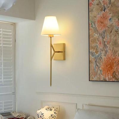 Popular Fabric Shade Wall Lamp for Living Room, Bedroom, Bedside, Corridor, or Balcony