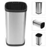 Stainless Steel Cutter Holder Drain Hole Square/Round Save Space Kitchen Utensil Organizer Quick Access Cutter Storage Bucket