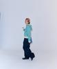 Peulleoti Star Pocket Wide Curve Pants (Navy)
