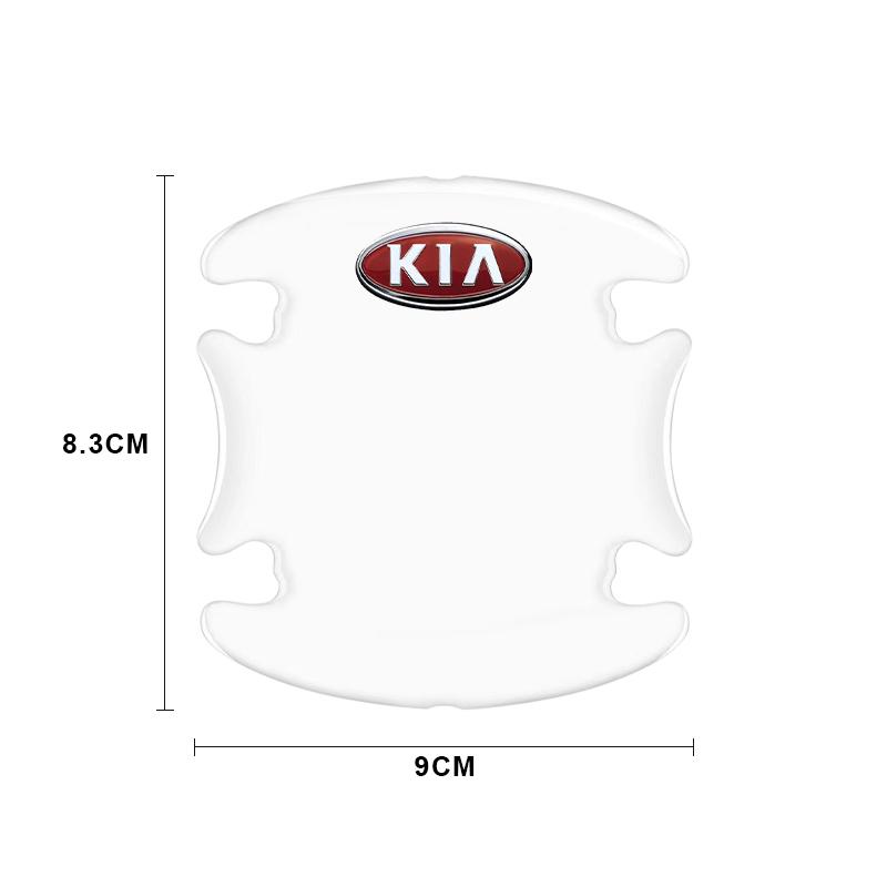Car Door Handle Bowl Protector Transparent Anti-collision Strip Bumper Sticker For Kia Rio Ceed Sportage Cerato Soul Sorento K2 K5 Flip Car Accessorie