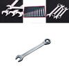 High-quality 8mm-32mm Wrench Repairment Ratchet Open Fixed Head Tool Spanner Set