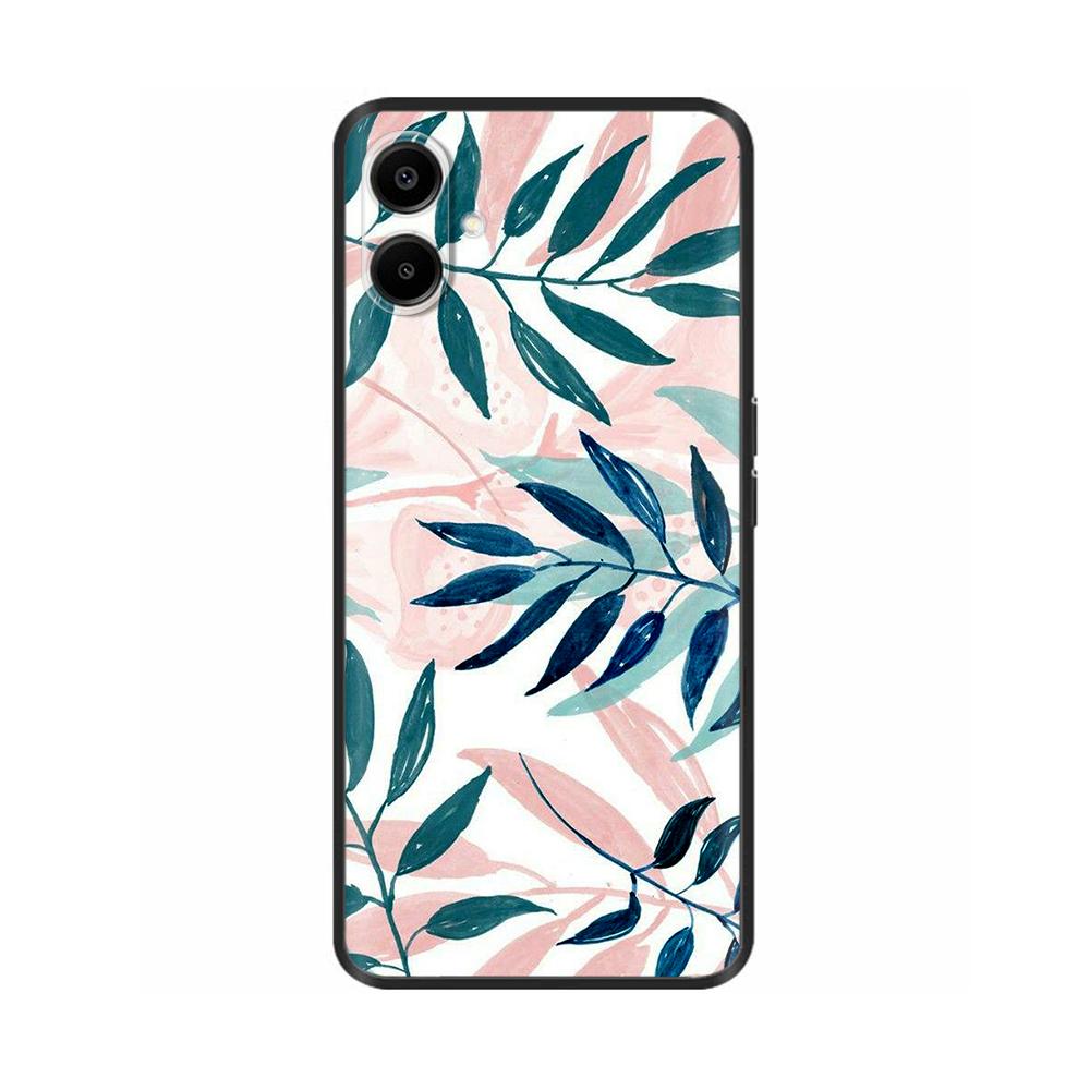 For Samsung Galaxy A06 Back Cover Soft Black Print Silicone Bumper Phone Case for Samsung Galaxy A06 A05 A04 Cases Fundas Coque