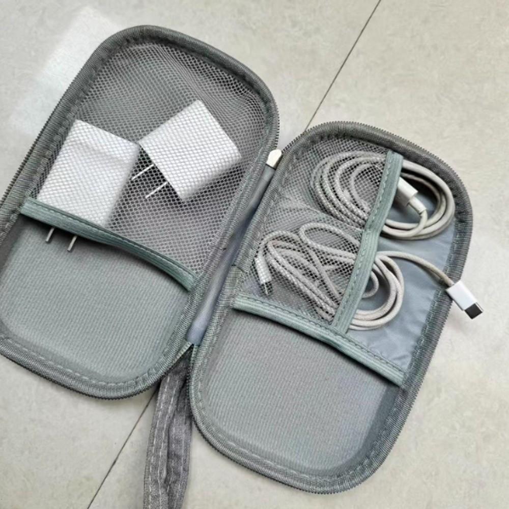 Hard EVA Digital Storage Bag Shockproof Data Cable Organizer Bag  Electronic Products