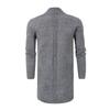 Men Sweater Coats Korean Style Men's Slim Mid-length Solid Knitted Jackets Male Casual Sweaters Cardigan Coat