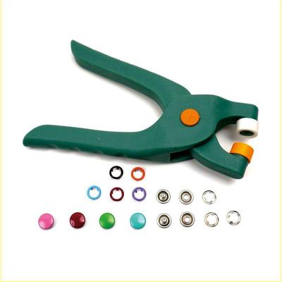 Jeu d'outils à main à pression à cinq griffes: Pinces sans couture pour boutons-pression à rivets mâles-femelles