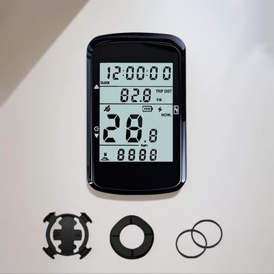 GPS Bike Speedometer 2.4 Inch Screen Digital Stopwatch with Backlight Wireless Speedometer Rechargeable for MTB Road Bike