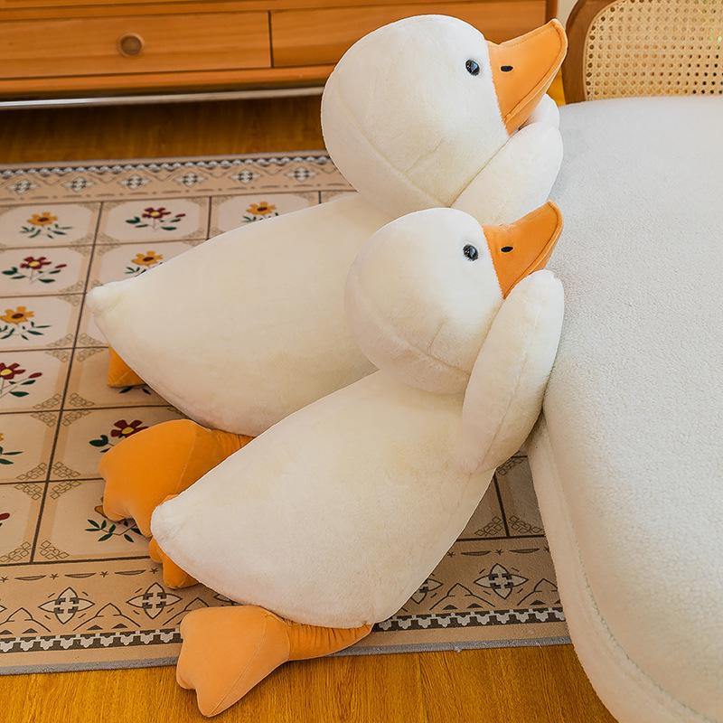 Papa Duck Plush Toy Big White Goose Pillow Doll Girl Birthday Gift Rag Doll