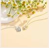 Luxury 14K Gold Plated Heart Graduation Cap Necklace for Women Zircon Pendant Class of 2026 Memorial Jewelry Gift for Daughter