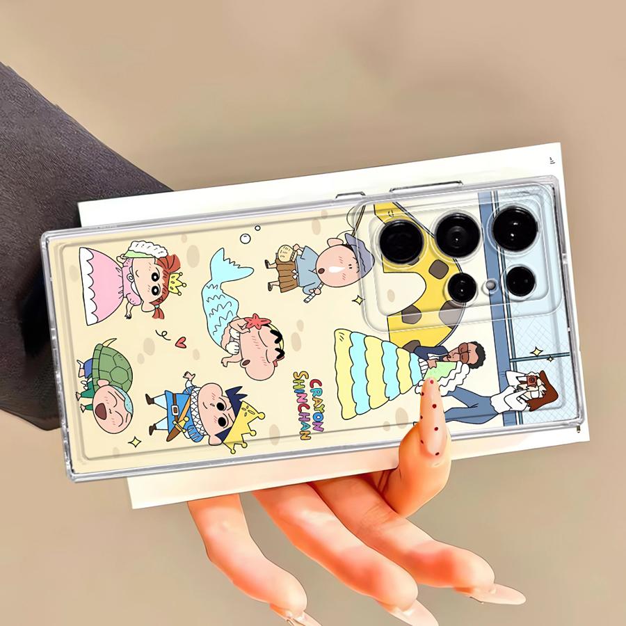 Süße Buntstifte Shinchans Handyhülle Case für Samsung Galaxy S20 Plus S26 S25 Edge S21 S23 Ultra S22 FE S24 Note 20 Ultra 10
