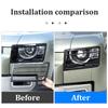 For Land Rover Defender 2020-2026 Stainless Steel Headlight Protection Net Cover Exterior Decoration Modification Accessories