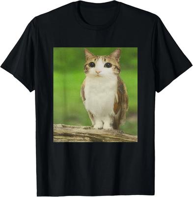 Meowl Katze Eule Lustig Verflucht Internet Trendig Meme T-Shirt unisex T-Shirt