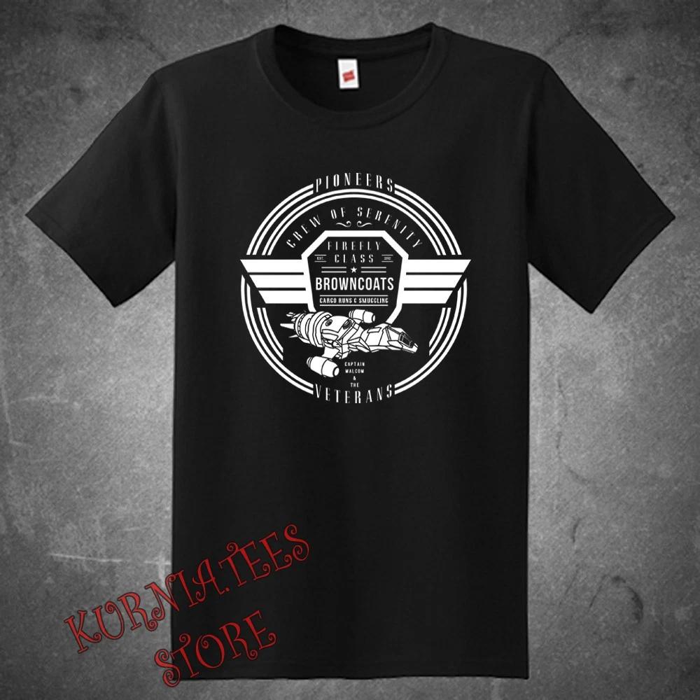 Crew of Serenity Firefly Men s Black Size S to 5XL S