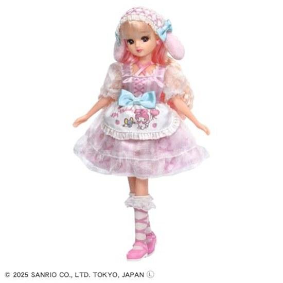Takara Tomy Licca-chan Doll LD-28 Lovely My Melody Dress-Up Play Toy Ages 3 Up