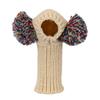 Unny Pom Pom Knit Hat for Italian Greyhound Dachshund Weimaraner Greyhound Clown Style Pet Accessories