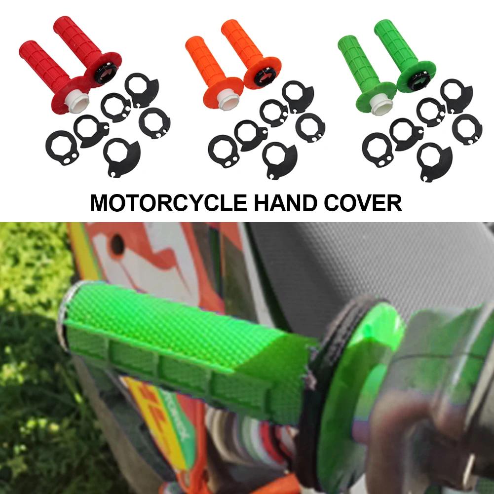 Universal Motorcycle Hand Grips 22mm The Snap-on Cam Lock-on Grips Dirt Bike Handlebar For 125-500 SX SXF EXC EXCF XC XCF