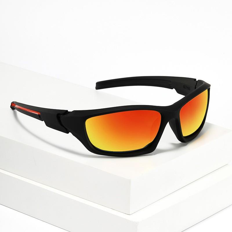 Outdoor mountaineering cycling sunglasses UV-proof fashion sports sunglasses New men's driving fishing glasses