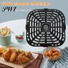 Fryer Grill Pan 1 Set Plate Food Grade Non-stick Removable Replacement Part for Instant Vortex 4qt Evenly Heated