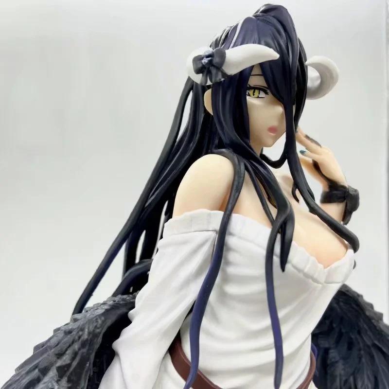 Non-Toxic Overlord Iii Albedo Ver. 21 Cm Anime Figure Albedo Pvc Action Figure Toy Beautiful Children Doll Collection Model Christmas Gift