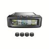 Dispositivo de alarma de presión de neumáticos para automóvil con sistema TPMS solar, pantalla digital colorida y 4 sensores externos, advertencia de temperatura y presión de neumáticos