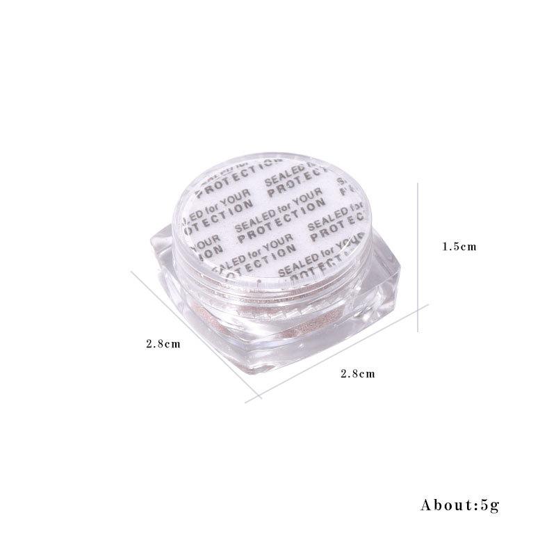 Laser Mirror Nail Glitter Powder Metal Dust Nails UV Gel Polish Pigment Gold Silver Nail Art Decorations Accessories