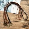 Originální kožený pásek na krk pro mobilní telefon Držák na klíče Lanyard na klíče Držáky na ID odznaky Pásky na krk pro telefon s kroužkem na klíče Pro iPhone