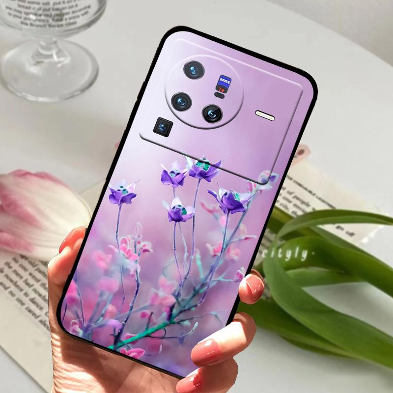 

Soft Silicone Case For vivo X80 Pro 5G Coque X 80 Fashion TPU Phone Cover For Vivo X70 Pro Shockproof Bumper Shells Cute Cartoon For Vivo X70 5G