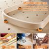 20Pcs Bench Clamp Set 19/20mm Woodworking Dog Hole Clamp Workbench Stop Premium Woodworking Table Stop with Non-Slip Pad