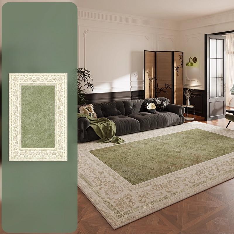 Nordic Style Living Room Decoration Soft Carpet Washable Lounge Green Floor Mat Large Area Rugs for Bedroom Anti-slip Study Rug