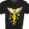 Overwatch T Shirt Mens Size Medium Black Mercy Blizzard Jinx Video Game