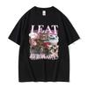 Ich esse Mikroplastik Lustiges Katzen-Meme T-Shirt Unisex Damen Ästhetische Kleidung Kurzarm-T-Shirts Retro Hochwertiges Baumwoll-T-Shirt