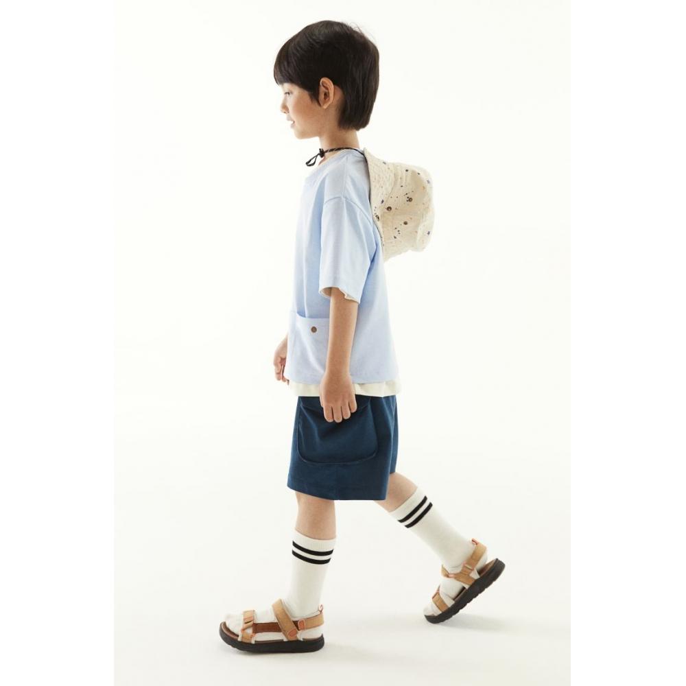 

Футболка с карманом HM COOLMAX светло-синяя