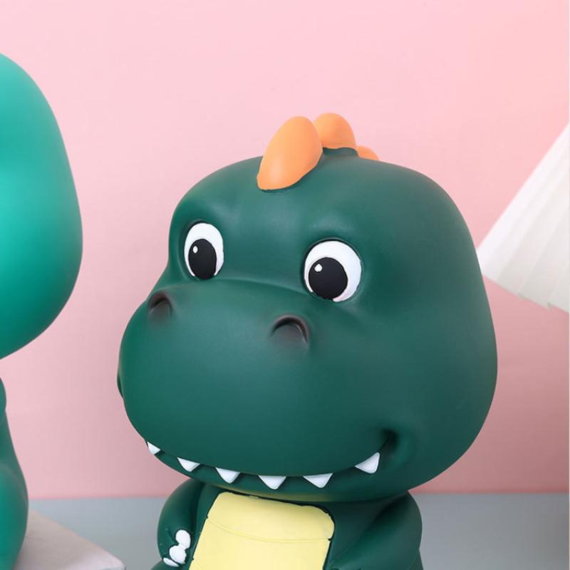 1 Piece Lovely Money Pot Decorative Storage Container Dinosaur Piggy Bank Vinyl Safe Creative Saving Box Gift For Girls Birthday