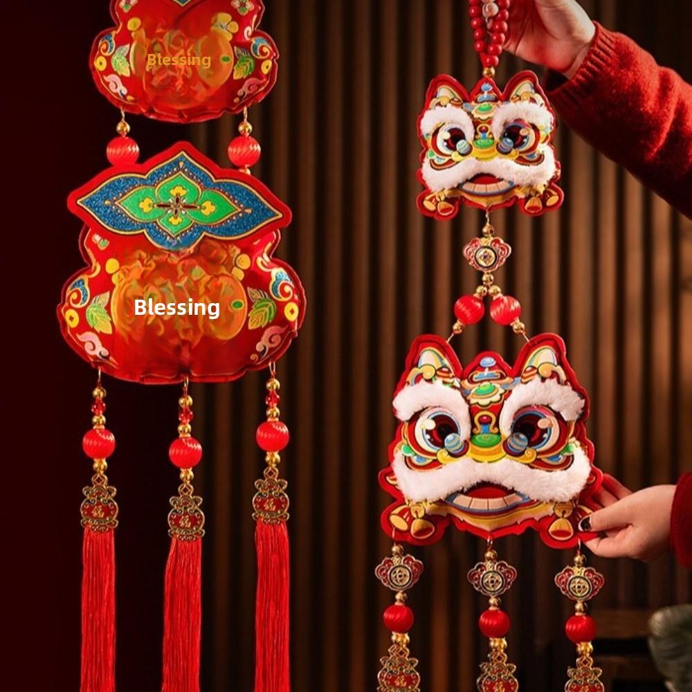 Traditional Lucky Charm Door Hanging Handmade Horse Year Desktop Ornament  Entrance Decoration