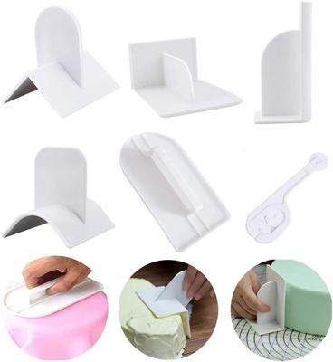 6pcs/set Polisher Paddle Durable And Healthy Essential Tool For Fondant Smoothing Smoother Polisher