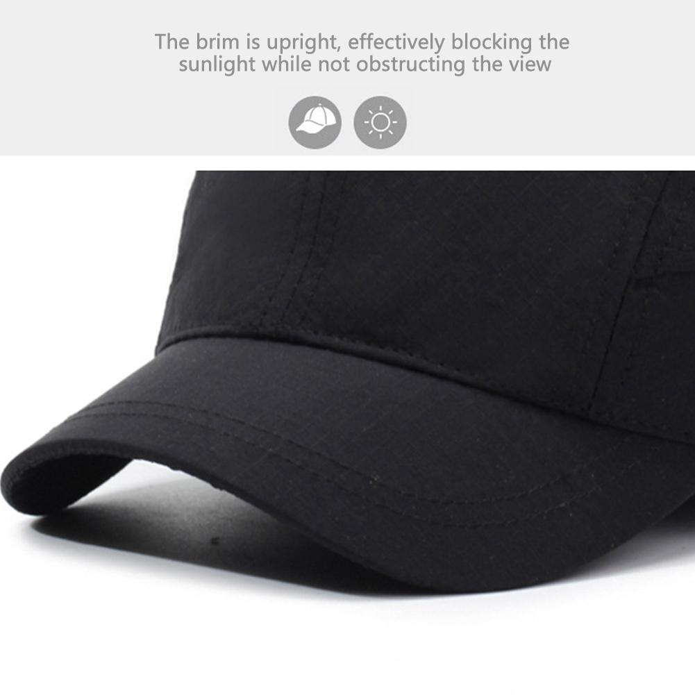 Soft-Top Lightweight Short-Brim Cap New Summer Breathable Quick-Drying Duckbill Baseball Hat Unisex Men Women