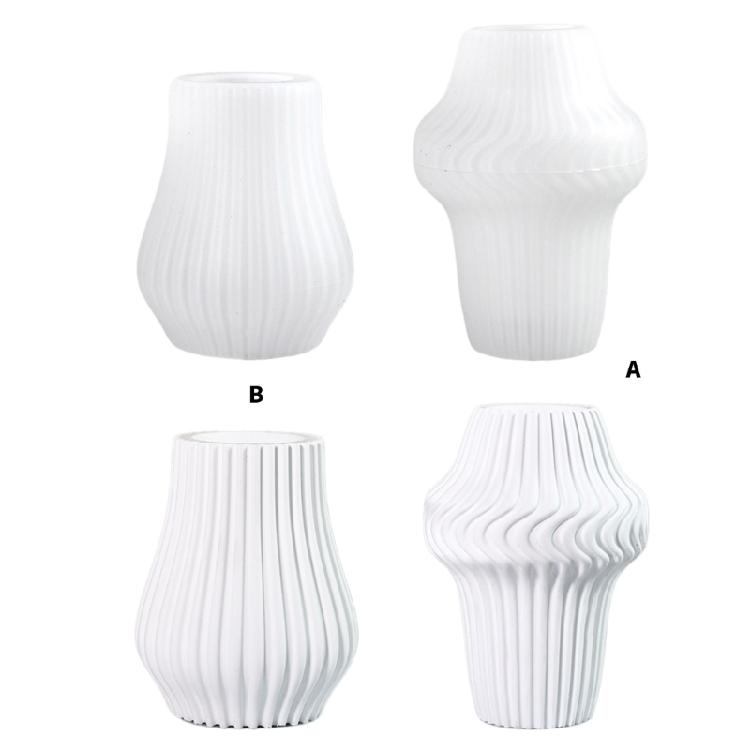 Elegant Designs Sturdy Silicone Molds for Vase Crafting Use with Resin Plaster or Concrete for Artistic Creation