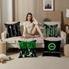 Classic Metal Band T-Type O N-Negative Cushion Cover Pillowcase Upholstery Sofa Throw Pillow Home Decor Pillowcas