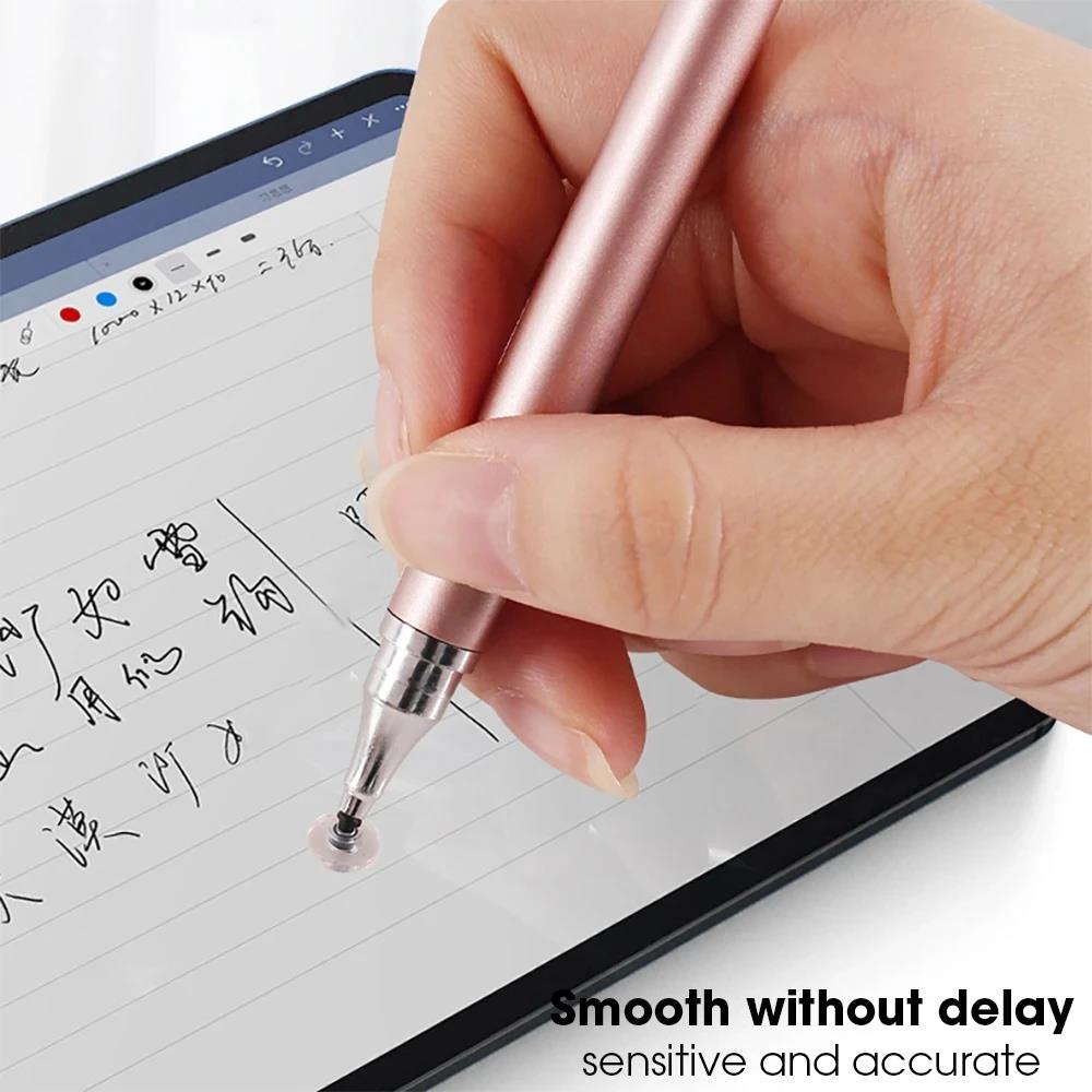 Universal Cell Phone Tablet 2 In 1 Capacitive Stylus Pen Drawing Pens For iPhone/Android All Tablet Capacitive Touch Screens Pen 6
