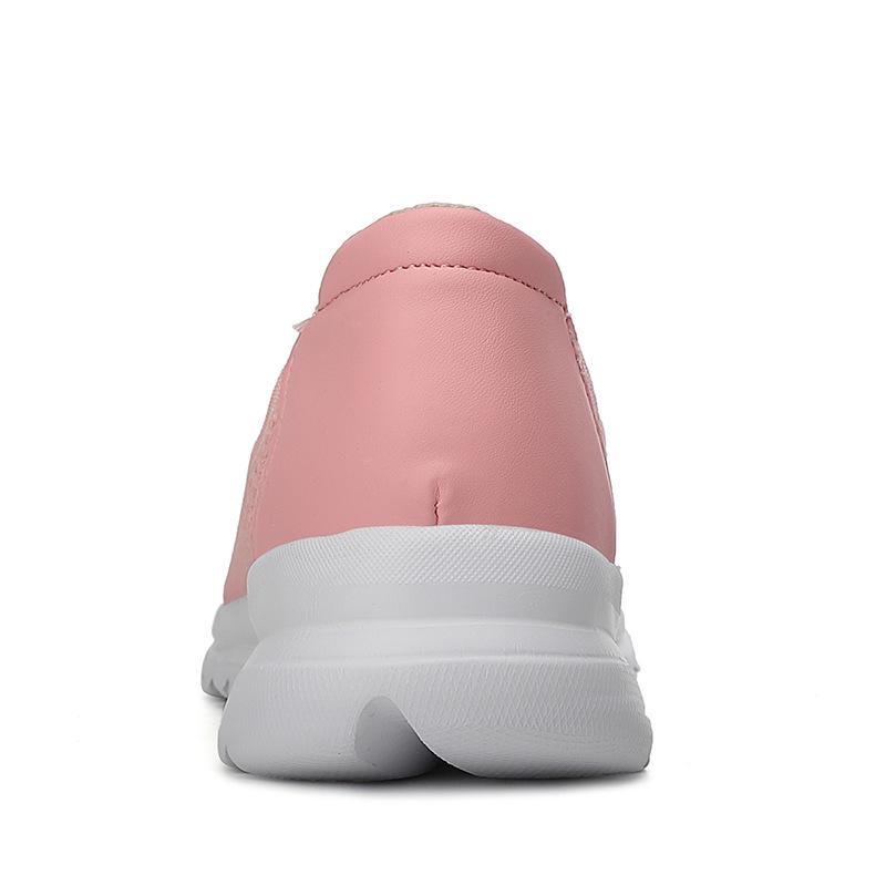 New Casual Flat-bottom Sports Foot Women's Shoes Fly-woven Mesh One-pedal Shallow Mouth Mother Shoes 35-42