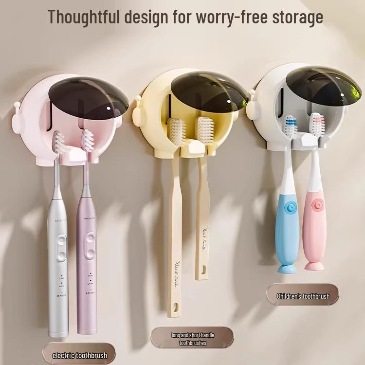 

Держатель для электрической зубной щетки и ополаскивателя для рта: Настенная, не требующая сверления полка для хранения с чашкой