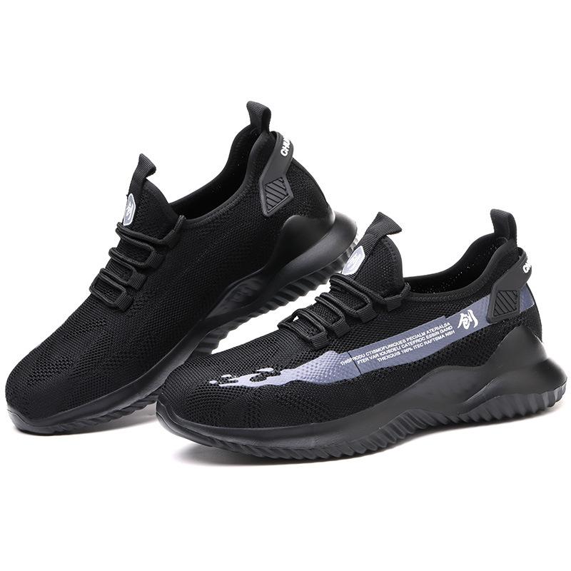 

Обувь для защиты от проколов и ударов, удобная и дышащая защитная обувь с защитой головы от проколов и ударов стальным мешком 46