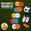 10pcs TPE Flat Marker Discs Flat Spot Markers Set Training Discs  Agility Drills
