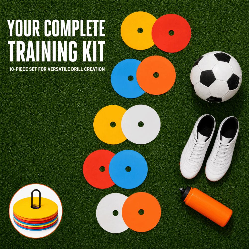 10pcs TPE Flat Marker Discs Flat Spot Markers Set Training Discs  Agility Drills
