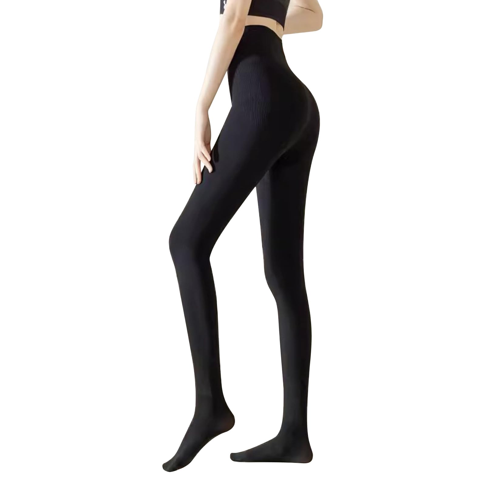 

Dream Slim Компрессионные колготки для похудения Компрессионные компрессионные леггинсы для стояния и работы за столом Летняя одежда для женщин Леггинсы, чёрный