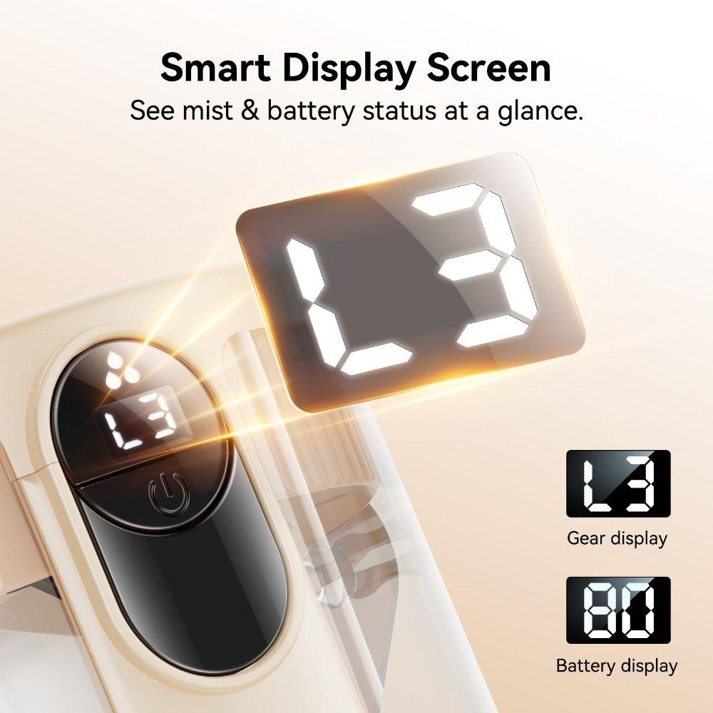 Rechargeable Top Fill Humidifier Portable Smart Humidifiers for Bedroom Air Humidifier  Office Home