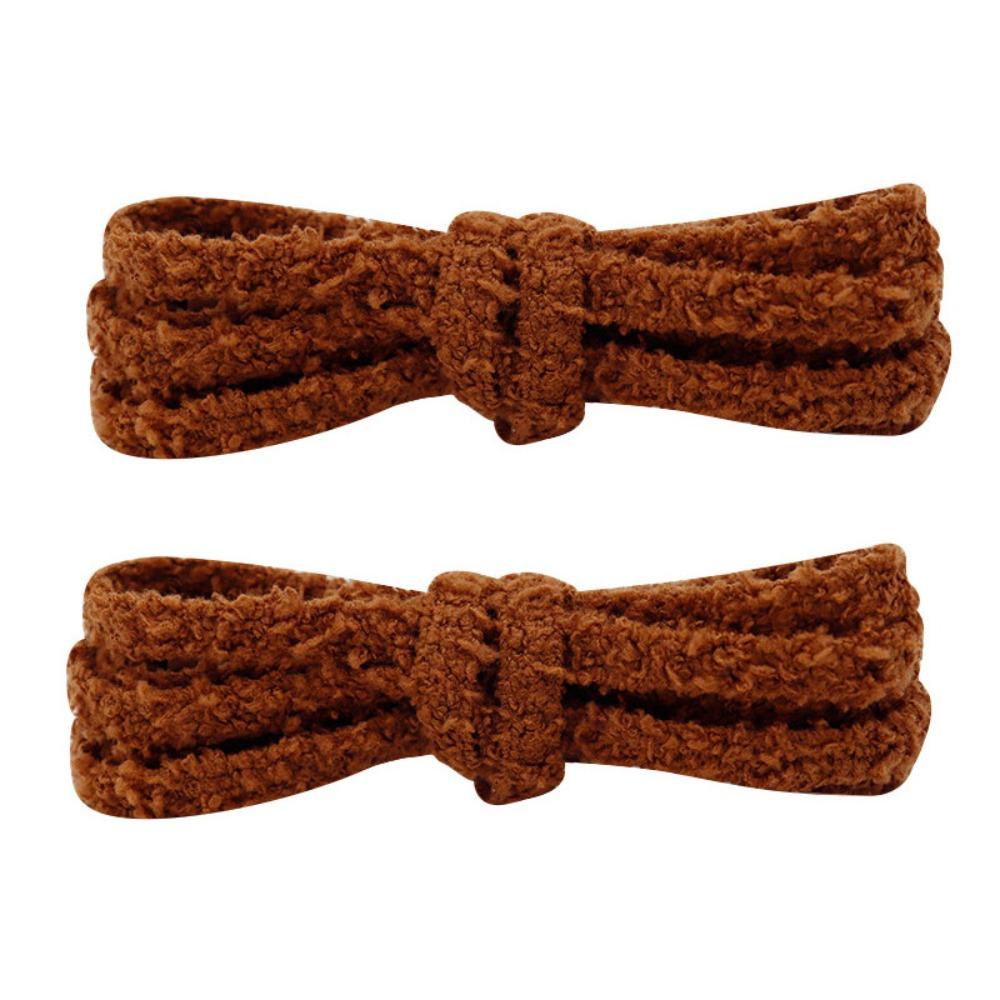 1 pár Dámské nadýchané měkké tkaničky do tenisek Ploché tkaničky Kreativní plyšové tkaničky do bot