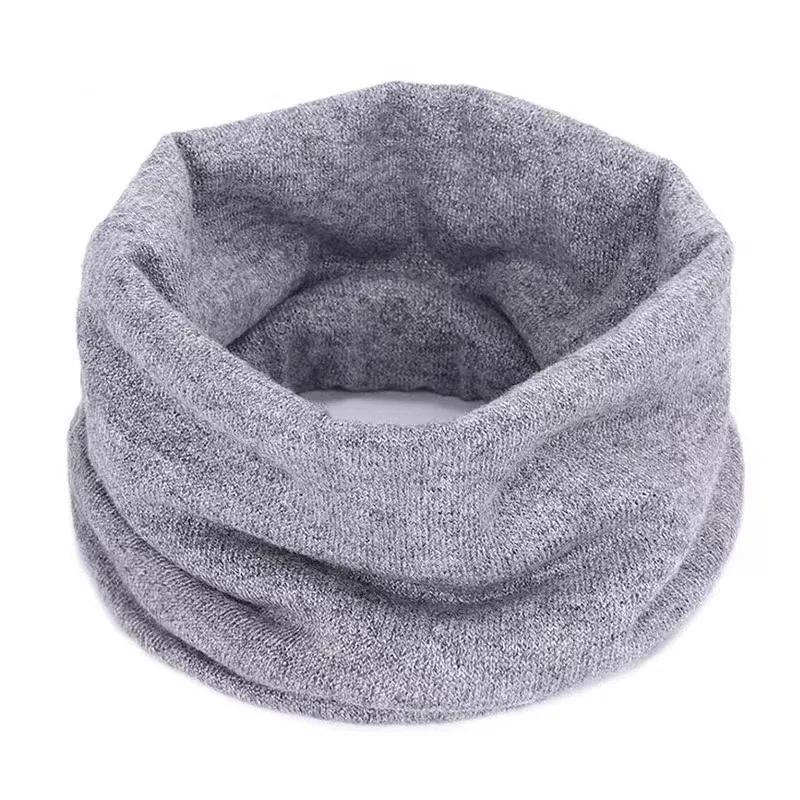 New Cashmere Winter Scarf For Baby Boys Girls Kids Knitted Scarves Unisex Elastic Mufflers Children Autumn Crochet Baby Scarf